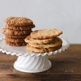 Fluted Porcelain Cake Stand