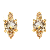 Skye Citrine Stud Earrings