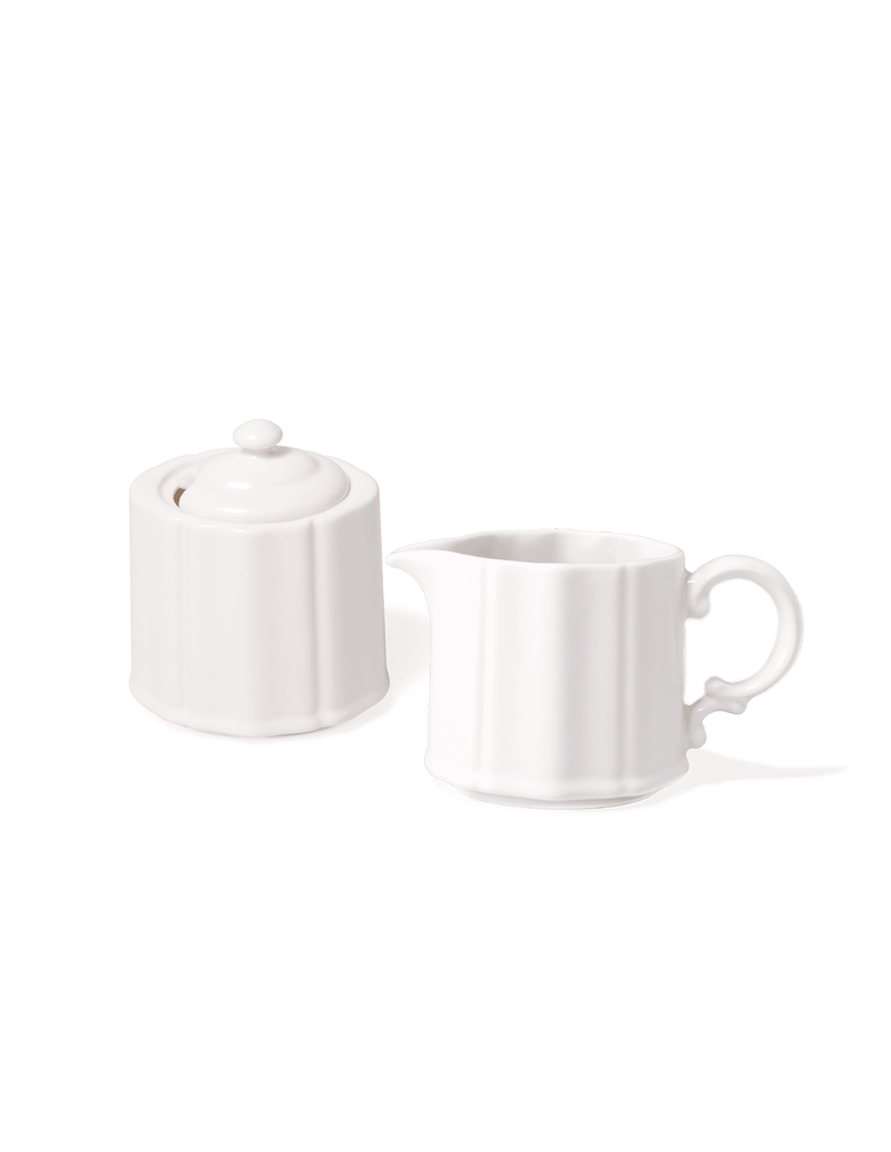 White Porcelain Cream & Sugar Set