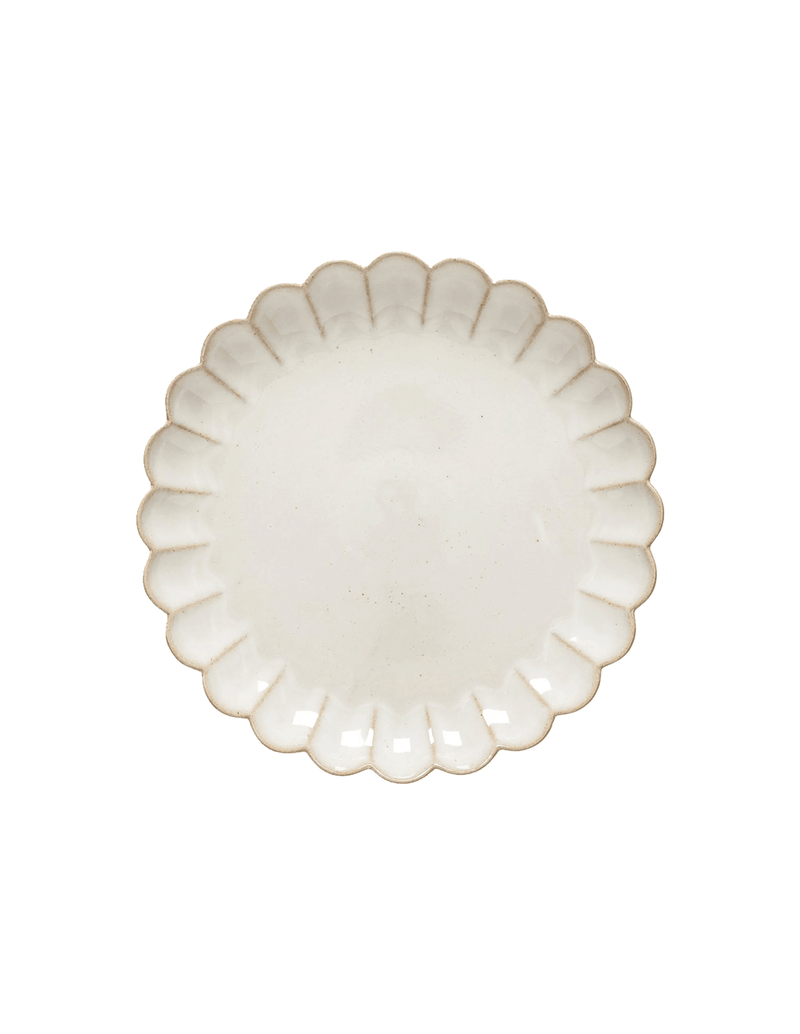 Recycled Clay Scalloped Dinner Plate