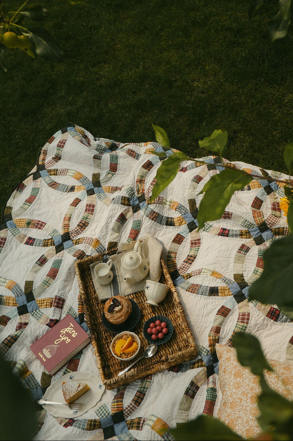 Stone Wall Cotton Patchwork Quilt