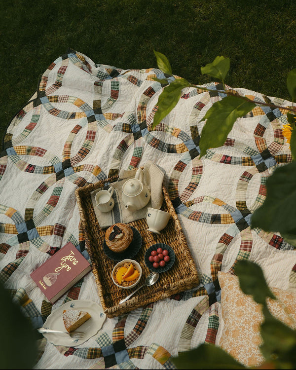 Stone Wall Cotton Patchwork Quilt