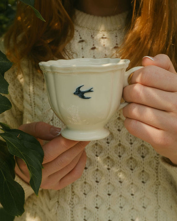 Sparrow Porcelain Mug