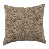 20x20 Bari Linen Blockprint Pillow