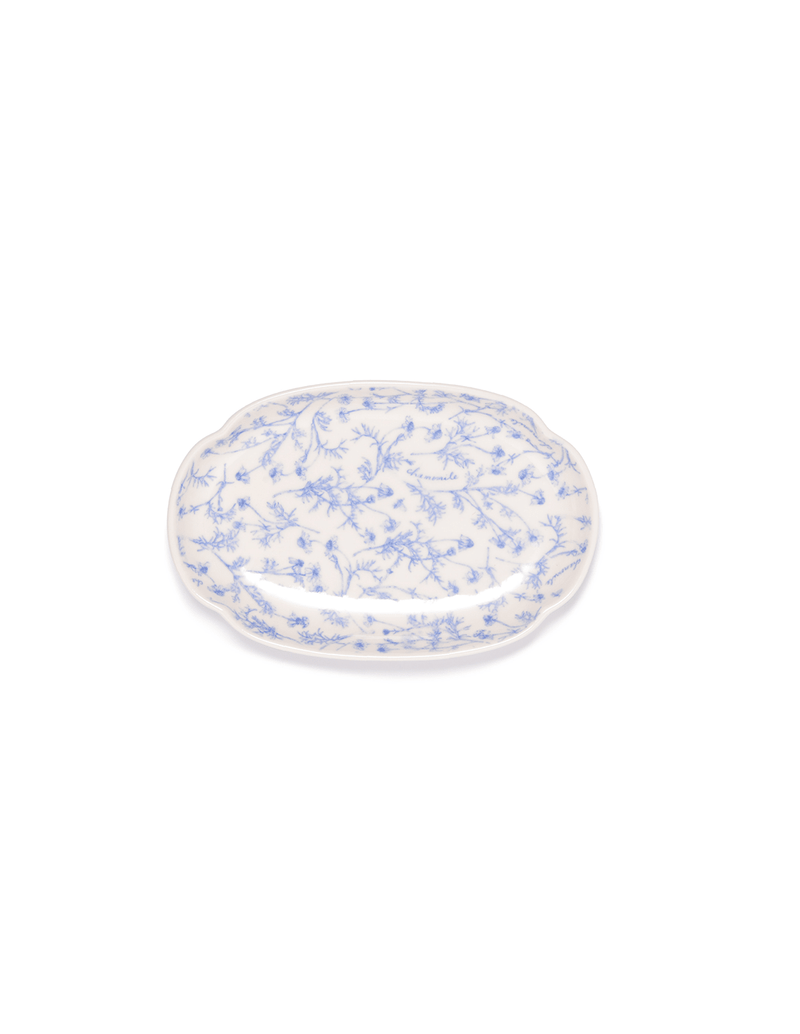 Chamomile Porcelain Oval Plate
