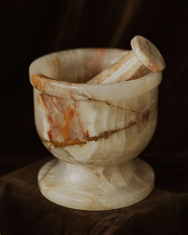 Green Onyx Mortar & Pestle
