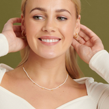 Venus Pearl Hoop Earrings