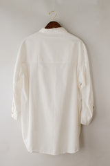 Romania Linen Shirt Off White