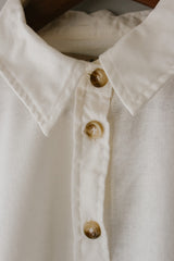Romania Linen Shirt Off White