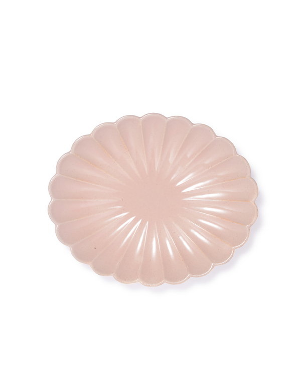 Blush Stoneware Blossom Plate