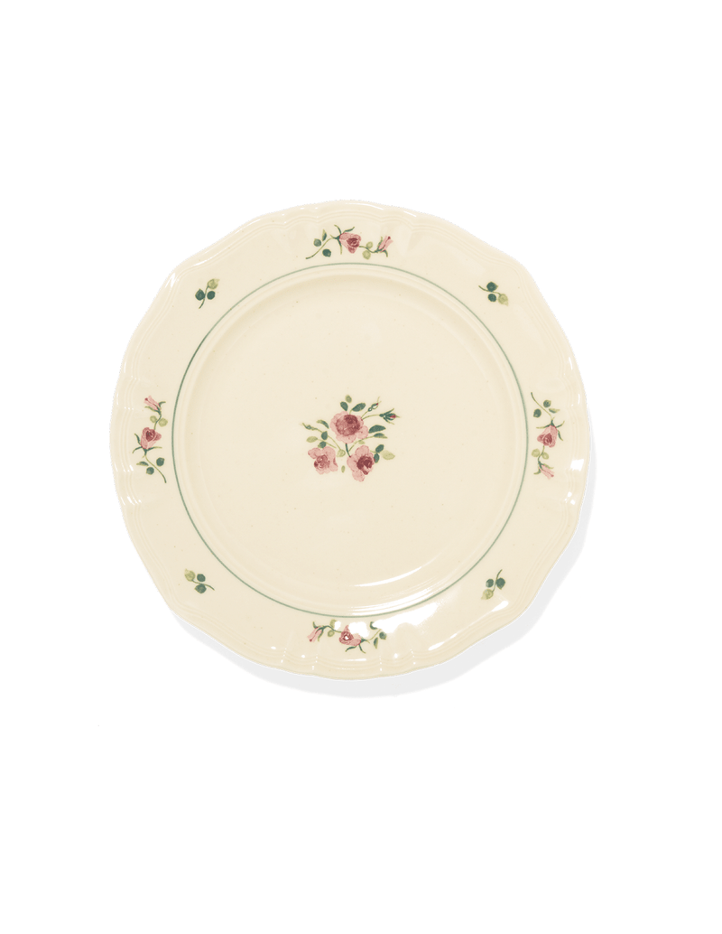 Rosier Porcelain Round Plate