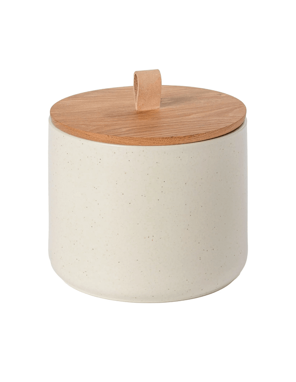 Large Pacifica Oak Lid Canister