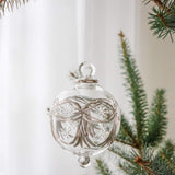 Egyptian Glass Silver Garland Ornament