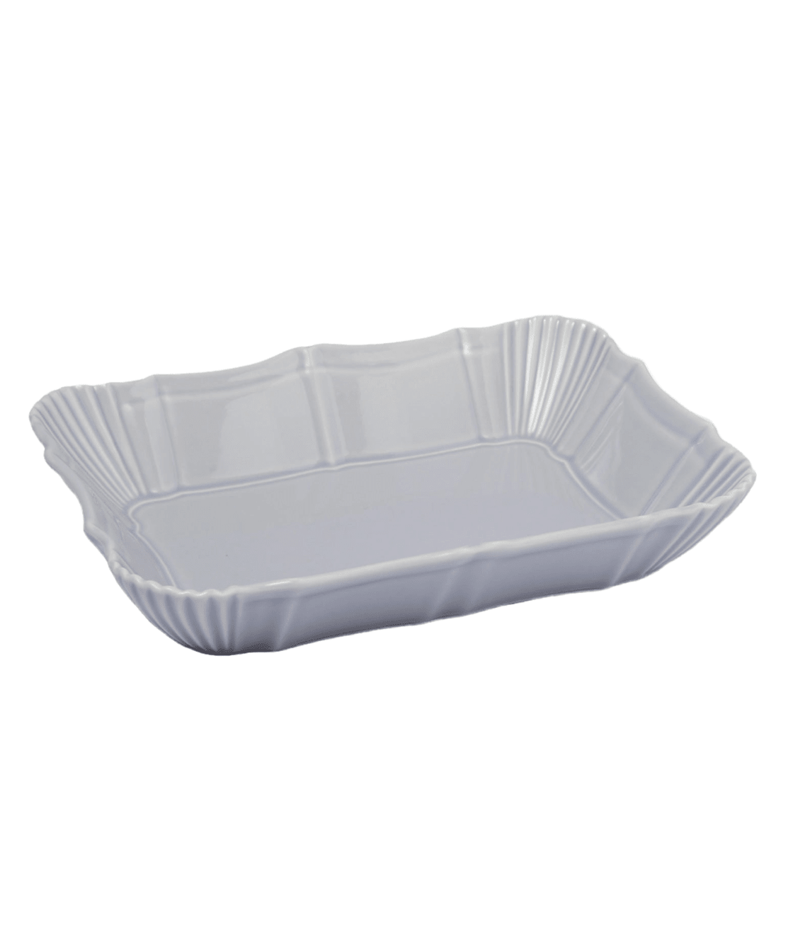 Grey Fluted Porcelain Baking Dish - Faire Living