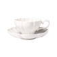 White Bouquet Teacup & Saucer - Faire Living