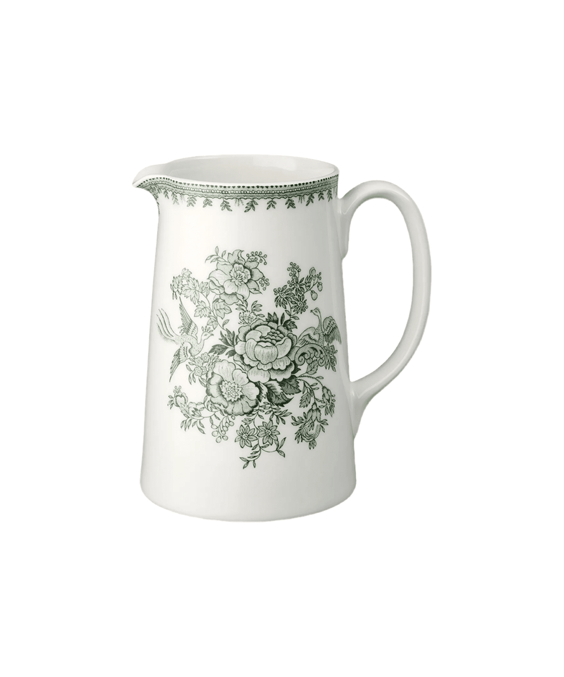 Green Asiatic Pheasants Large Tankard Jug - Faire Living