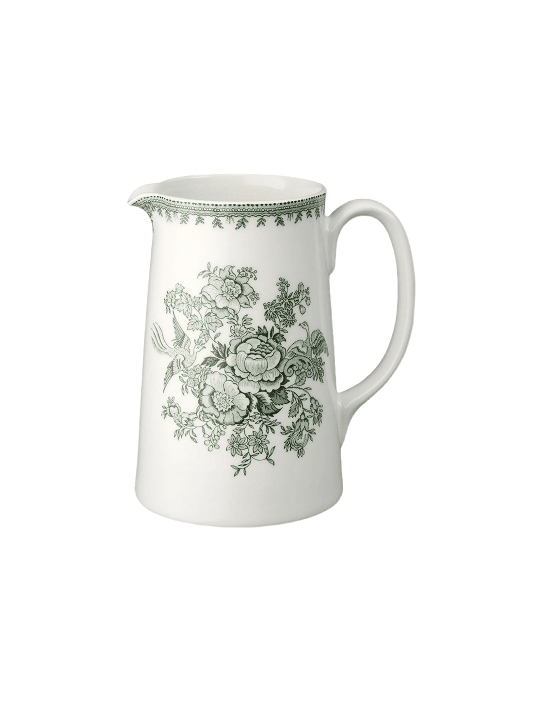Green Asiatic Pheasants Large Tankard Jug - Faire Living