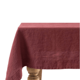 Marsala Linen Tablecloth - Faire Living