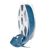 Williamsburg Blue 3/8" Swiss Velvet Ribbon