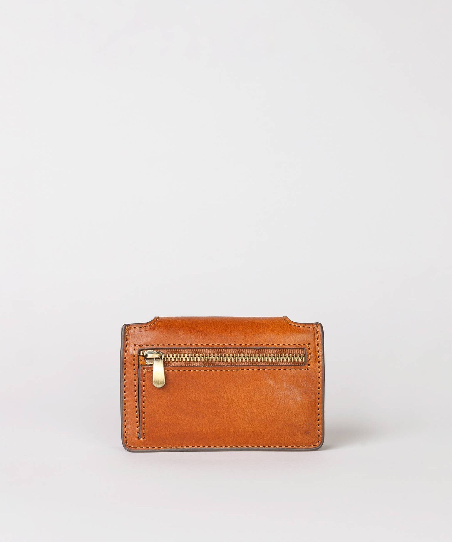 Harmonica Leather Wallet in Cognac - Faire Living