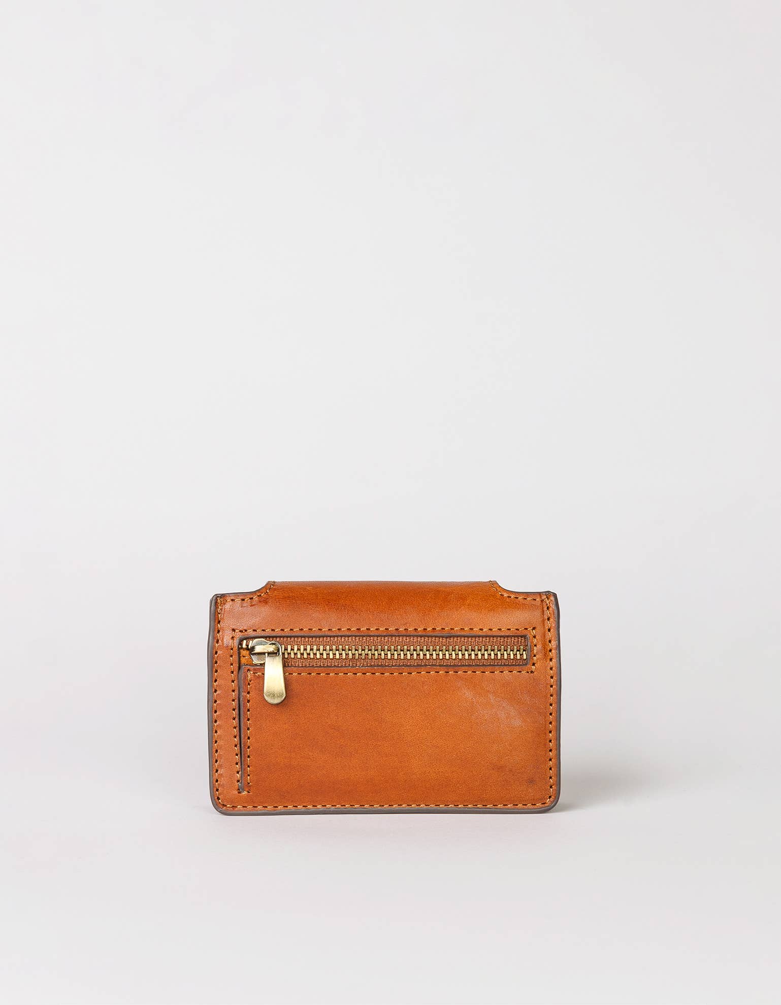 Harmonica Leather Wallet in Cognac - Faire Living