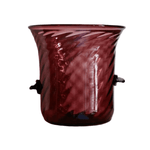 Framboise Mouth Blown Recycled Glass Champagne Bucket - Faire Living