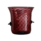 Framboise Mouth Blown Recycled Glass Champagne Bucket - Faire Living