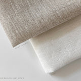 Hudson Pillow Cover | Plaid Tartan Neutral Cushion Cover: 20” x 20” / Printed Back