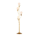 Rossville Brass Floor Lamp by Currey & Co.