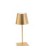 Poldina Gold Leaf Mini Cordless Lamp