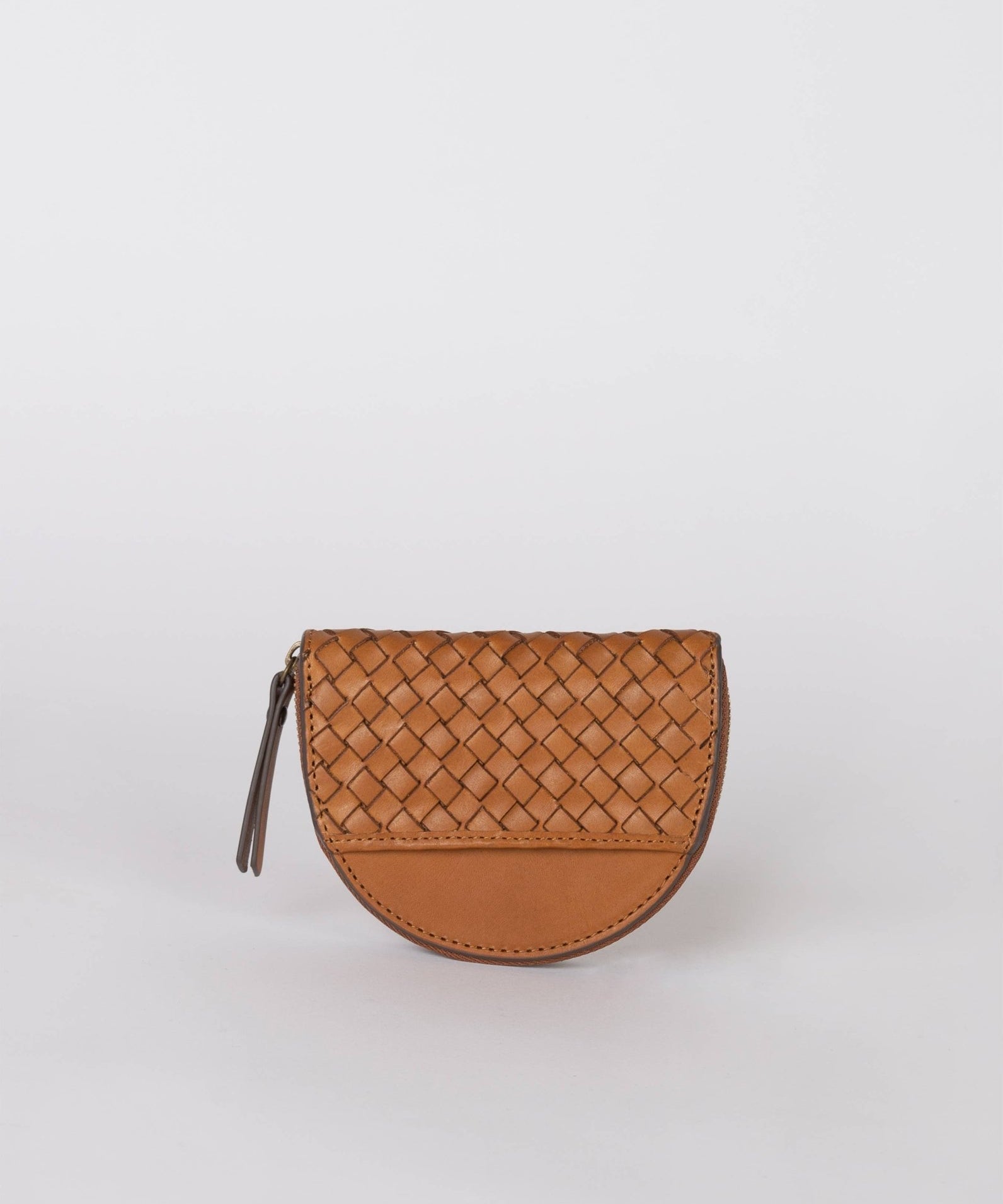 Woven Leather Coin Purse - Faire Living