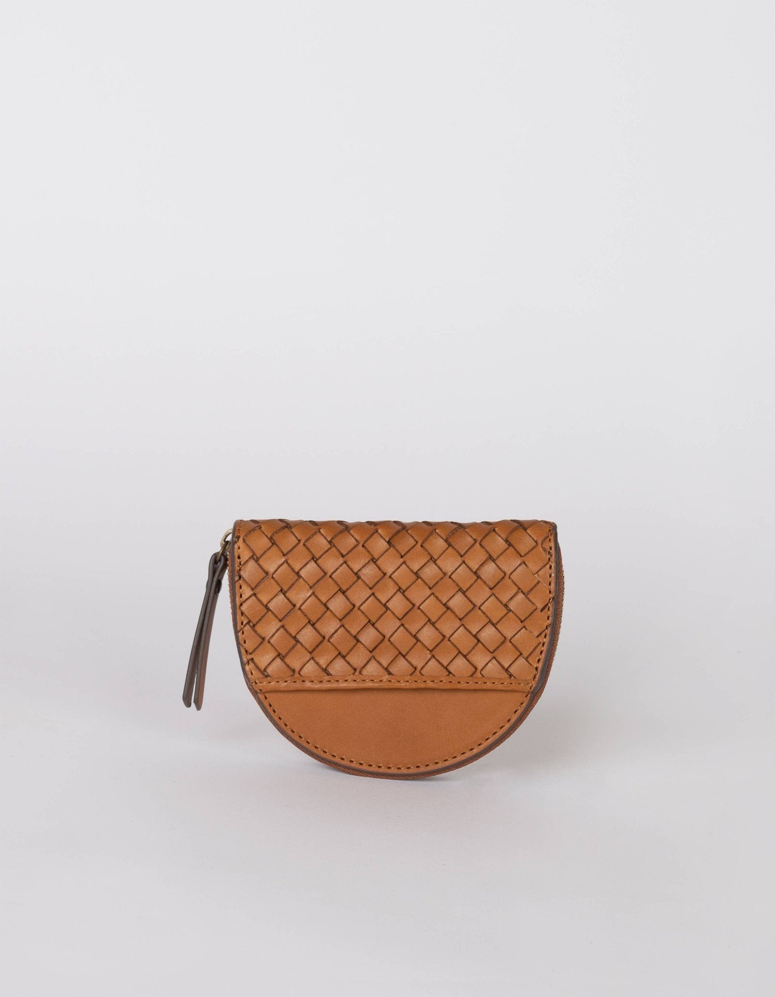 Woven Leather Coin Purse - Faire Living