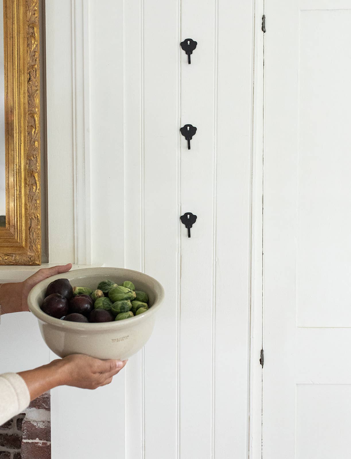 Cottage Iron Hooks - Set of 3 - Faire Living