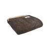 Ebony Herringbone Pure Scottish Wool Throw - Faire Living
