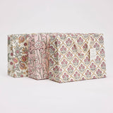 Pink Medium Block Printed Gift Bags
