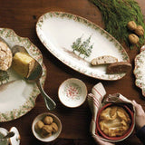Italian Christmas Oval Platter