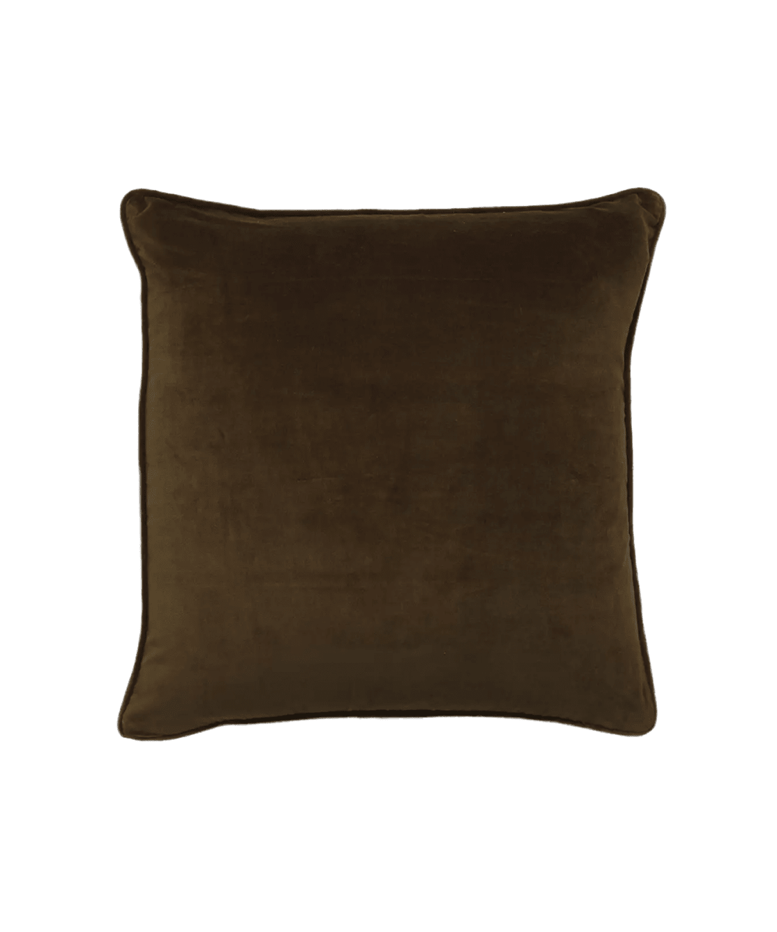 Cotton Velvet Cover Walnut - Faire Living