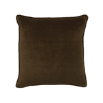 Cotton Velvet Cover Walnut - Faire Living