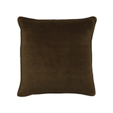 Cotton Velvet Cover Walnut - Faire Living