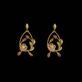 Peach Blossom Oval Drop Earrings - Faire Living