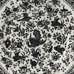 Black Regal Peacock Large Etruscan Jug - Faire Living