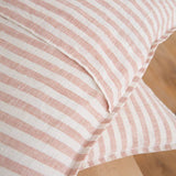 Linen Cushion Cover Rose Ticking 20x20