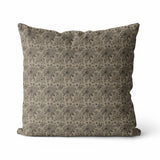 Elizabeth Pillow Cover | Neutral Floral Pillow Cover: 20” x 20” / Printed Back