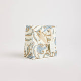 Small Blue Block Printed Gift Bags