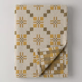 St Davids Cross Welsh Wool Throw in Shore