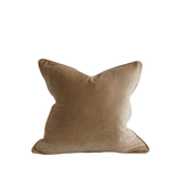 Cotton Velvet Cover Mink - Faire Living