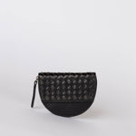 Laura Leather Coin Purse in Black - Faire Living