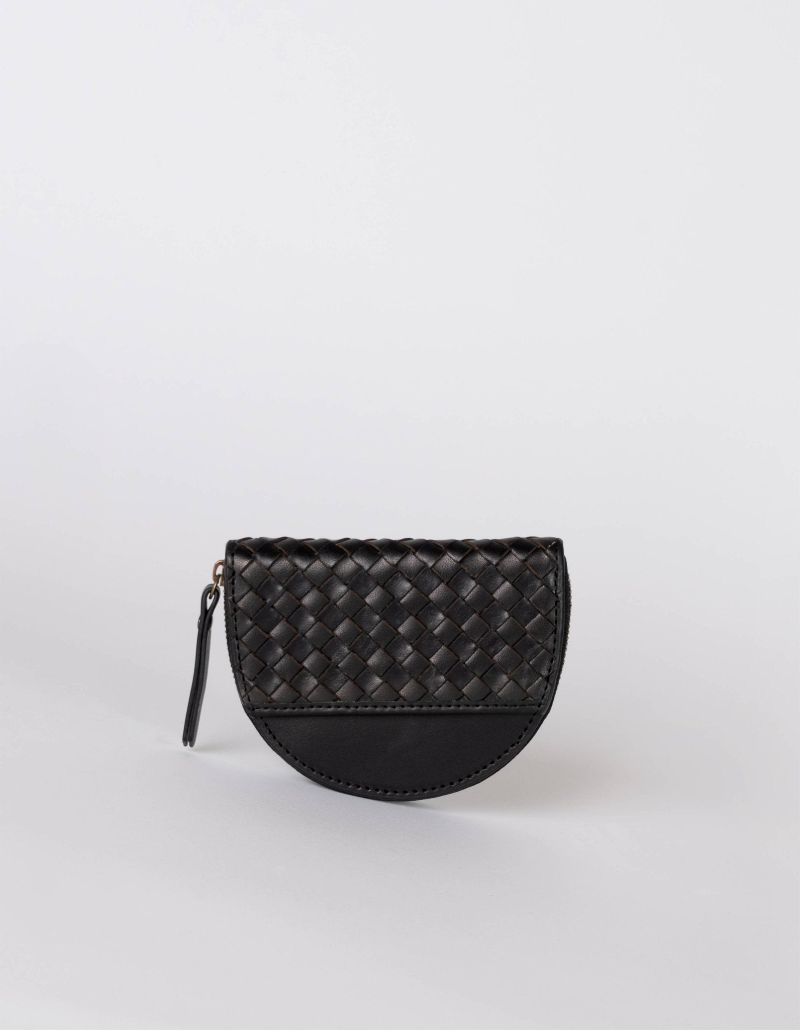 Laura Leather Coin Purse in Black - Faire Living