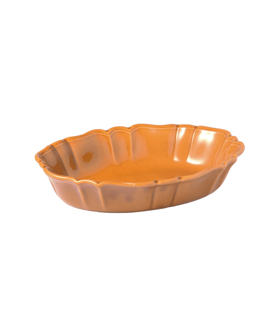Amber Japanese Scalloped Stoneware Baking Dish - Faire Living
