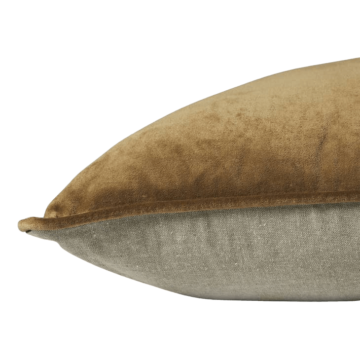 Cotton Velvet Cover Caramel - Faire Living